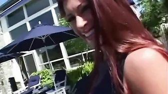 MILF Aria In Tight Latex Hardcore Ass And Pussy Fuck