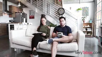 Jealous sister fucks me after GF leaves