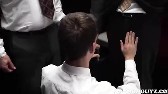Mormon Twink Sucking Off Strangers In Dark Room