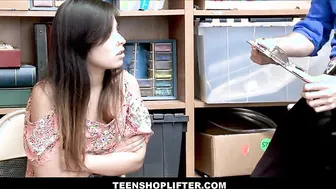 Latina Teen Employee With Small Ass & Tits Fucked To Save Job