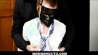 Masked Mormon Boy Fucked By Stranger