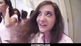 Sorority Girls Haze Thick Latina Pledge With Big Natural Tits
