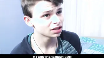 Twink Stepbrother Austin Xanders Has Sex With Stepbrother Before He Runs Away From Home POV