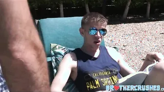 Step Brother Shows Off Muscles & Fucked By Twink Step Brother