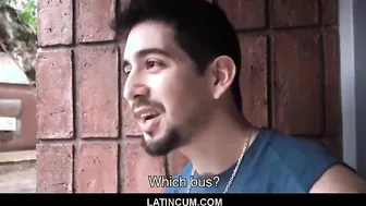 Amateur Stud Latino Boy Pablo Paid Cash To Fuck Stranger