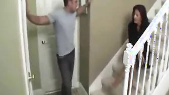 m. fucks her d. son and gets creampied