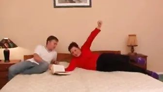 Bella Mature lady with young boy