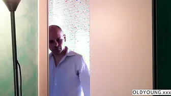 Father caught fucking his son's girlfriend