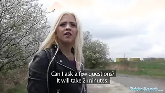 Public Agent Outdoor sex with Russian teen