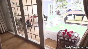 cute d. forced to fuck f. after being caught at party amara romani