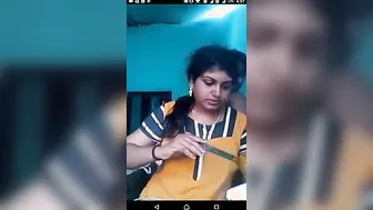 Indian mom and son boy