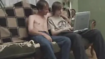 Lucky Dad Fucks Willing Computer Boy