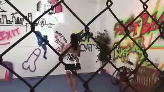 Twin Sister Kat And Kit Lee Ganging On The Basketball Court
