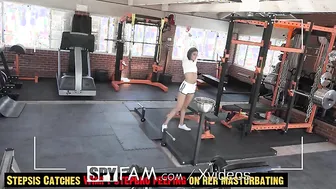 Stepsis PUNISHED by spying shy stepbro