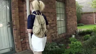 Naughty schoolgirl FIFI FOXX